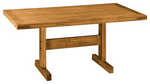 Classic 63" Dining Table Solid Wood