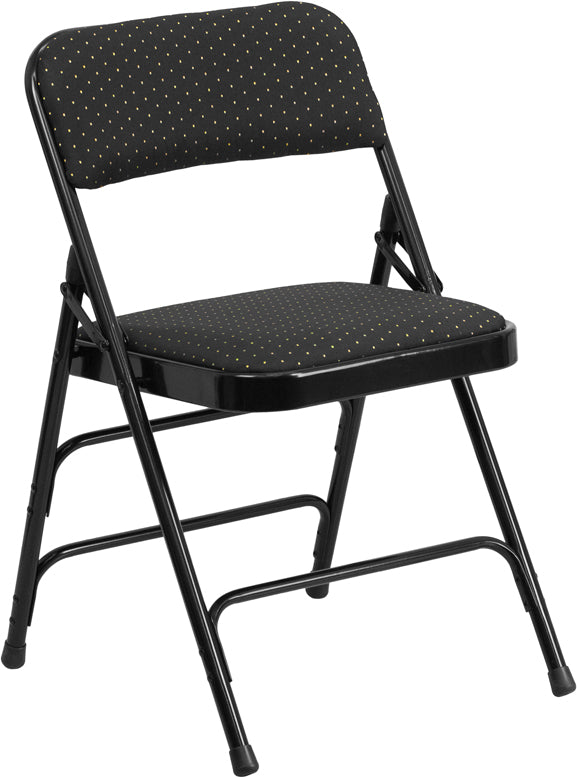 Hercules Patterned Fabric Folding Chair