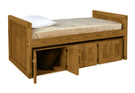 Classic Firehouse Bed with Storage Lockers
