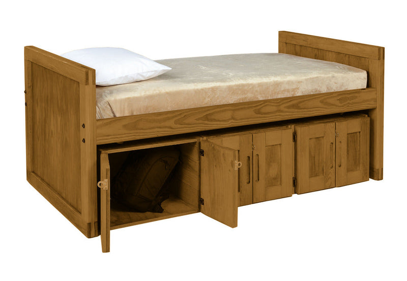 Classic Firehouse Bed with Storage Lockers