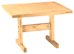 Classic 42" Dining Table Solid Wood