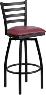 Hercules Ladder Back Swivel Bar Stool