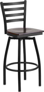 Hercules Ladder Back Swivel Bar Stool