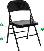 Hercules Metal Folding Chair